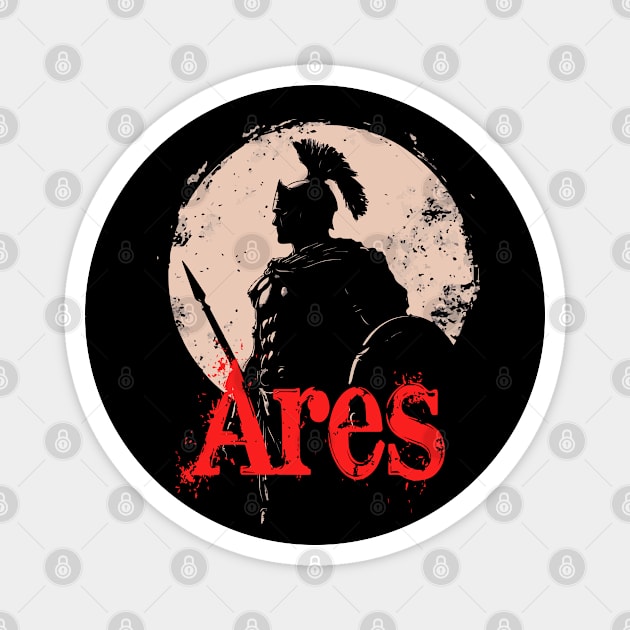 Ares - Greek Mythology - God of War - Epic & Myth Magnet by TuncGK